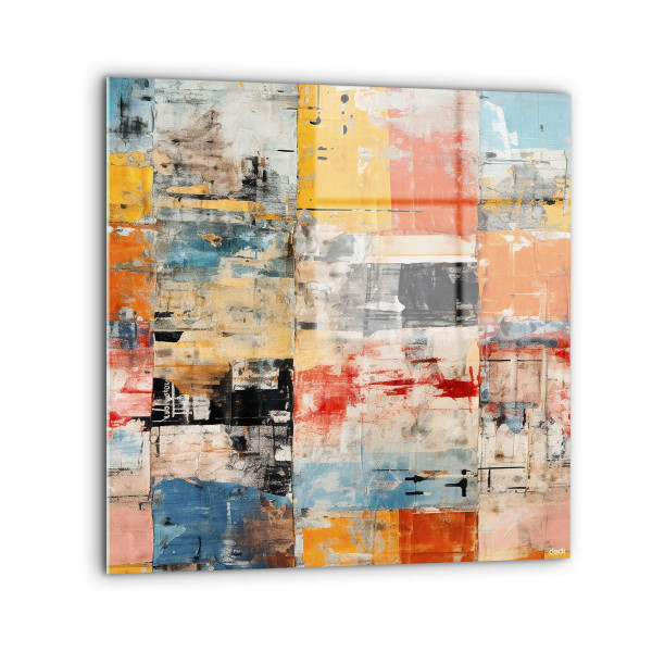 Quadro "Wall": Dinamismo della Street Art su Vetro