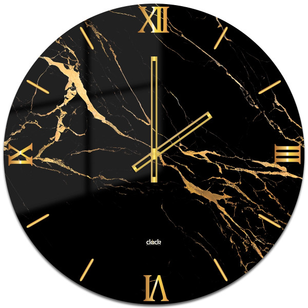 Orologio da Parete Marmo Nero: Lusso e Modernità in Ogni Dettaglio