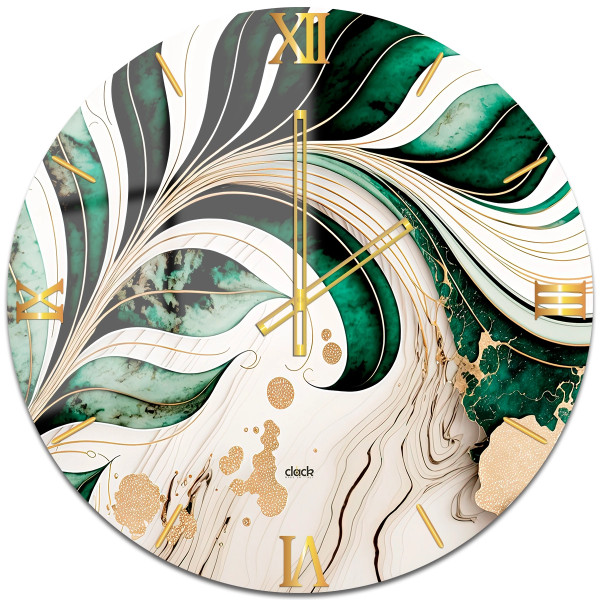 Orologio Nature: Esplosione di Colori in Stile Astratto
