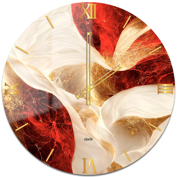 Orologio Loredana: Passione e Lusso in Rosso e Oro