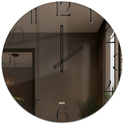 Orologio specchio fumè con...