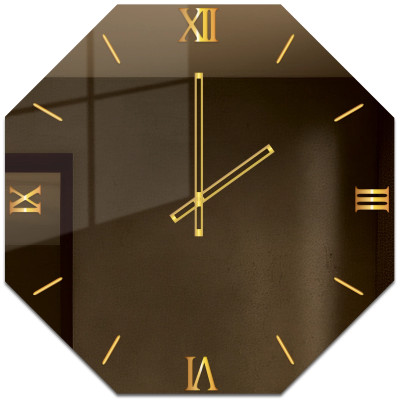 Orologio specchio ottagonale