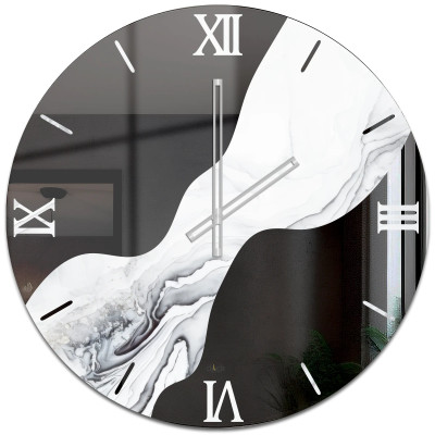 Orologio specchio onda argento