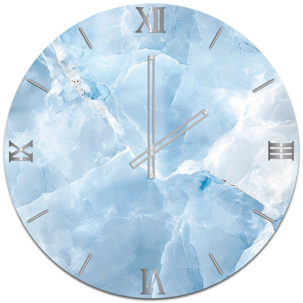 Orologio a parete vetro "Celeste"