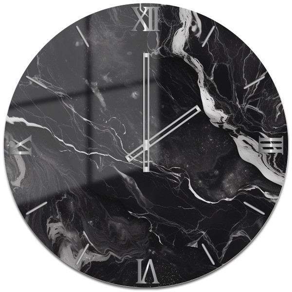 Orologio da parete vetro "Ossidiana"
